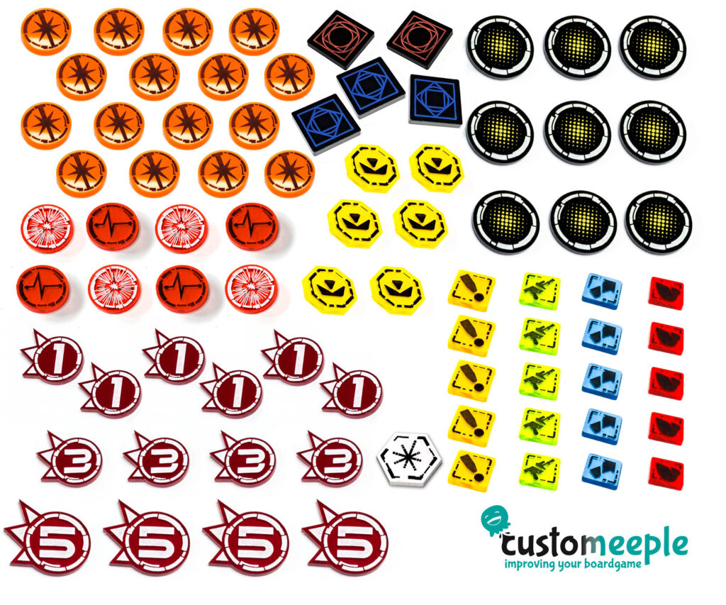 Token Set Compatible with Star Wars Shatterpoint (79) – Customeeple
