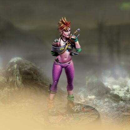 Punkapocalyptic: Lizzy DeVille (pistol and medium blade)