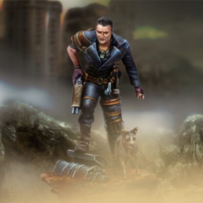 Punkapocalyptic: Crazy Mel (shotgun, medium blade and metallic armour)