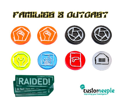 Cyberpunk Gangs of Night City compatible Gang Tokens - Image 8
