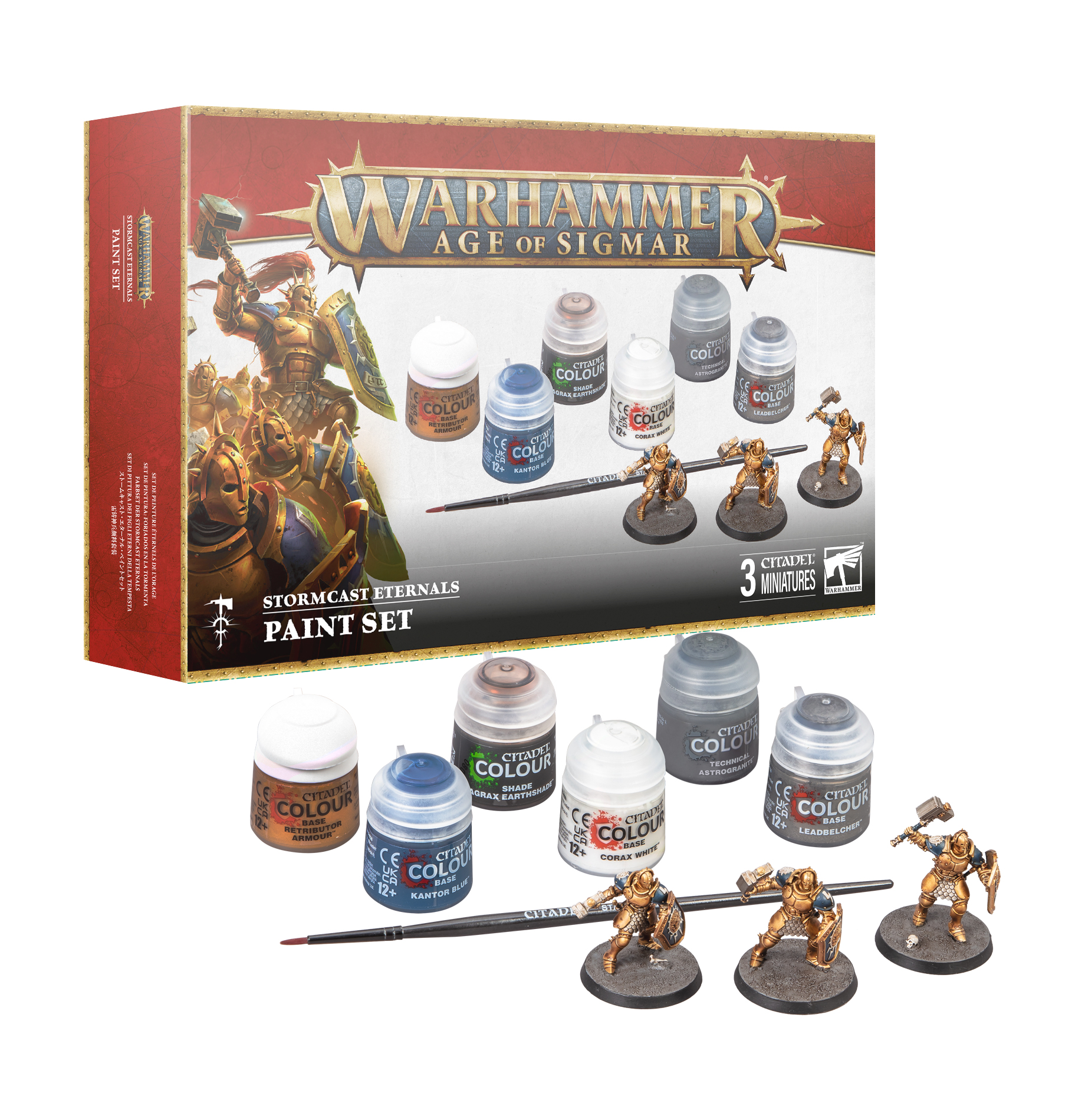 Warhammer AoS Stormcast Eternals Paint Set