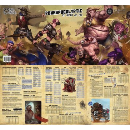 Pantalla de Punkapocalyptic el juego de rol