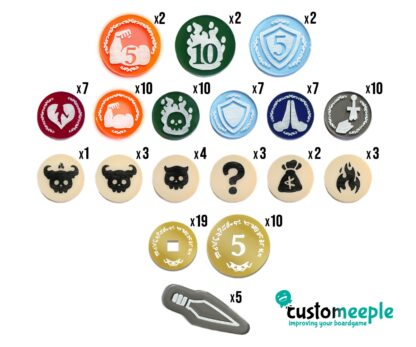 Slay the Spire™ compatible Tokens (107tk)