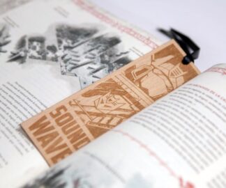 Transformers Inspired Wooden Bookmark