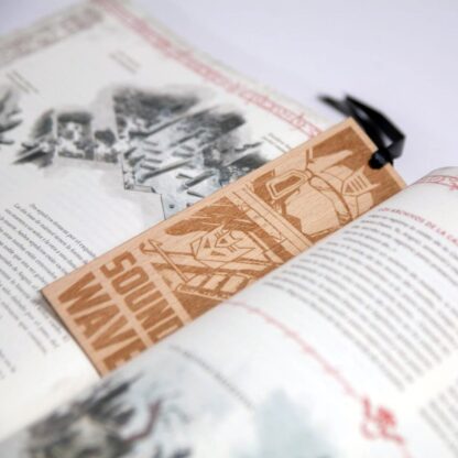 Transformers Inspired Wooden Bookmark