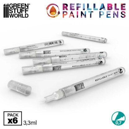 Rotuladores recargables 0.5 (Pack x6)