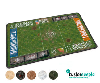 Fantasy Football Sevens Pitch | Blood Bowl Compatible Game Mat | 80x55 cm