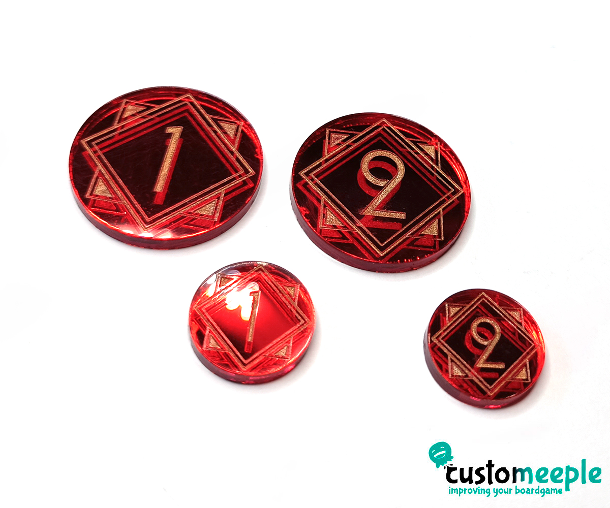 Effect Token Set Blue-Red for Warcrow - Image 4