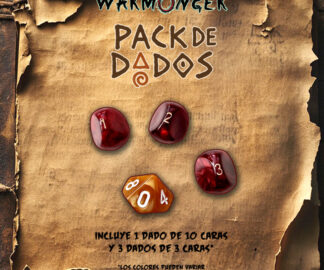 Pack de dados Warmonger (1d10 y 3d3)