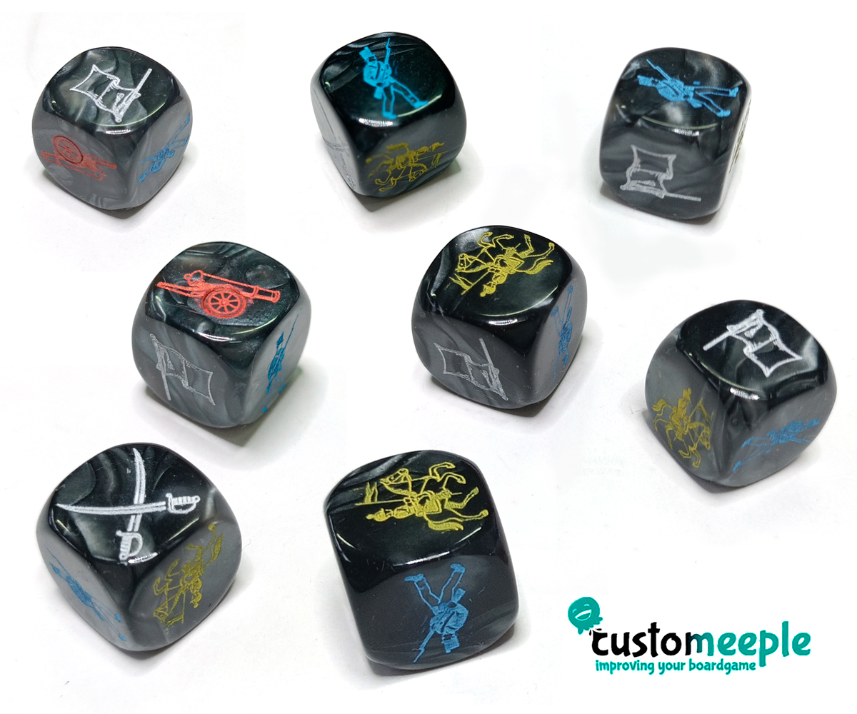 Command & Colors: Napoleonics Compatible Dice Set (8 units)