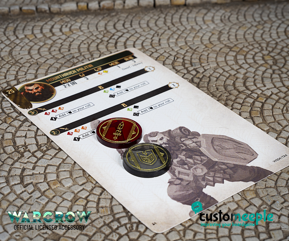 Warcrow Starter Token Set – 1 Player | Official Acrylic Token - Image 4
