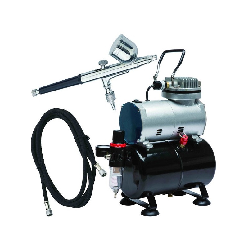 Kit Aerográfico Dismoer Compresor D-80