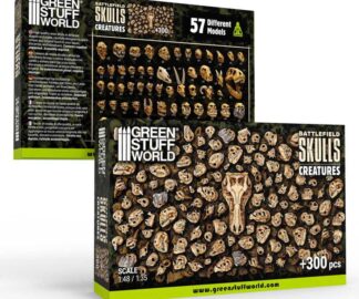300x Craneos de Criaturas 1:48-1:35