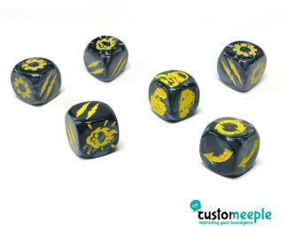 Ash Wastes Compatible Vehicle Dice Set