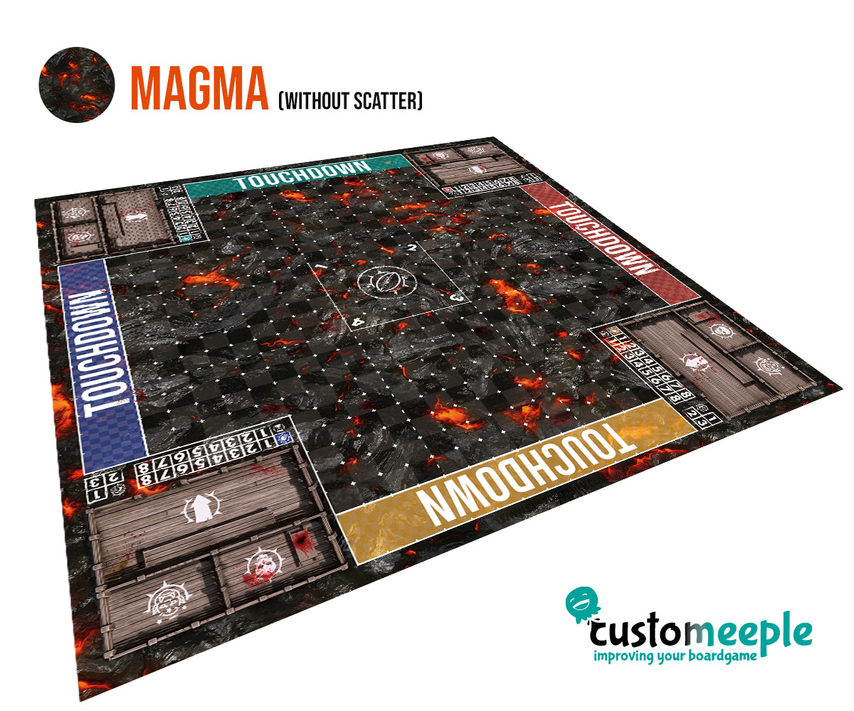 Fantasy Football Deathbowl Elevens Pitch | BBs3 Compatible Game Mat | 100x100 cm - Image 7
