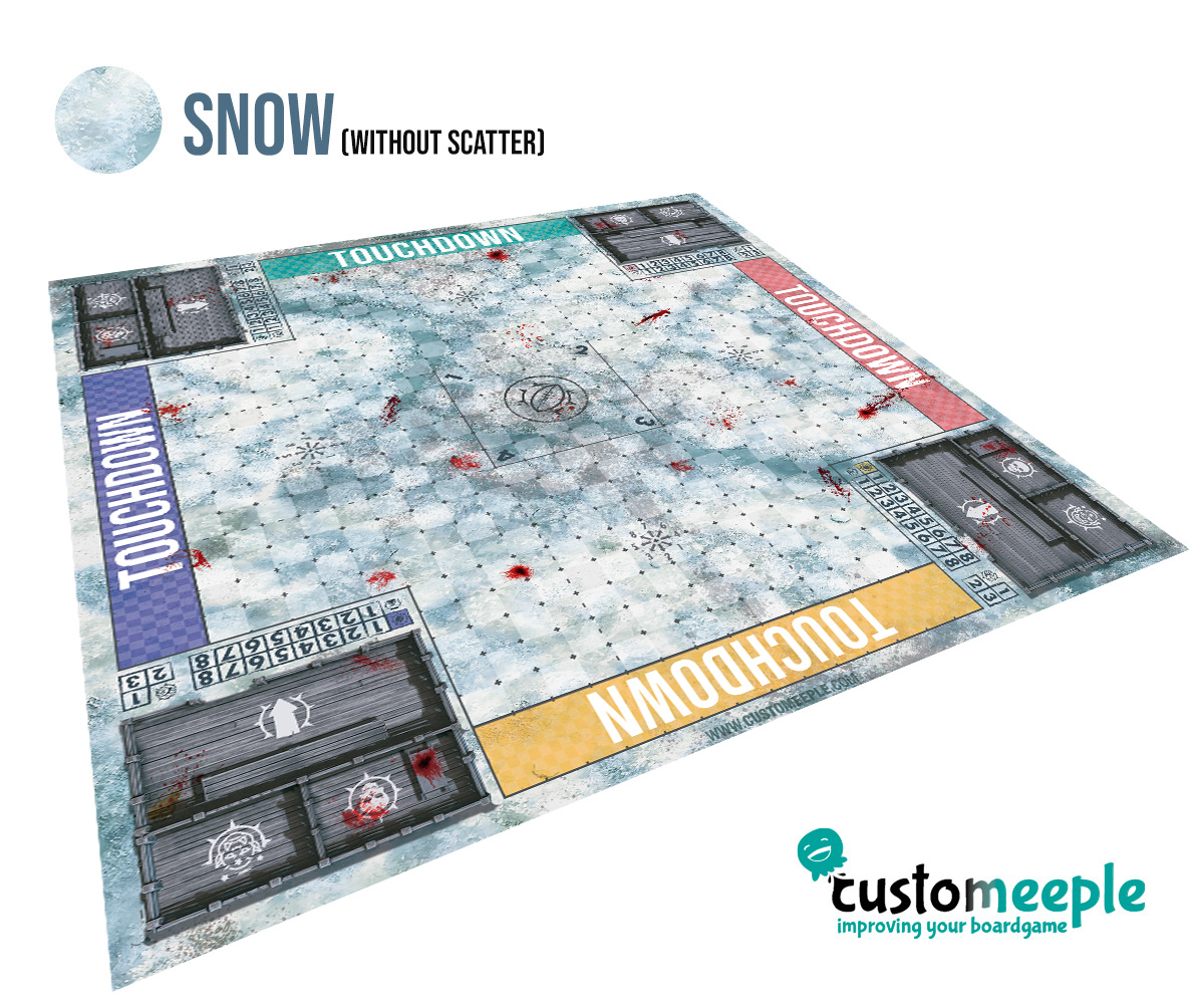 Fantasy Football Deathbowl Elevens Pitch | BBs3 Compatible Game Mat | 100x100 cm - Image 5