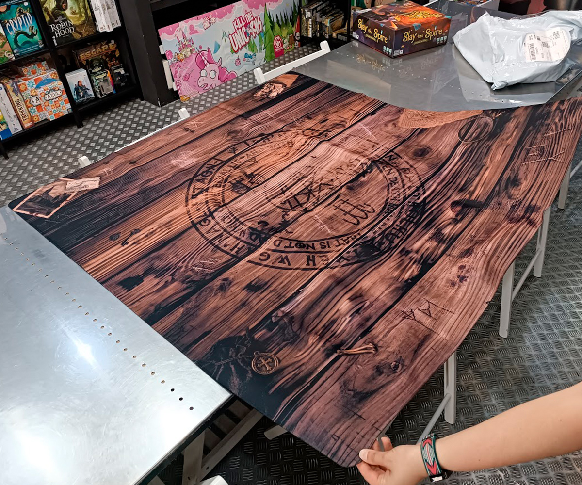 Occult Table Neoprene Playmat – Lovecraftian Horror Gaming Mat - Image 2