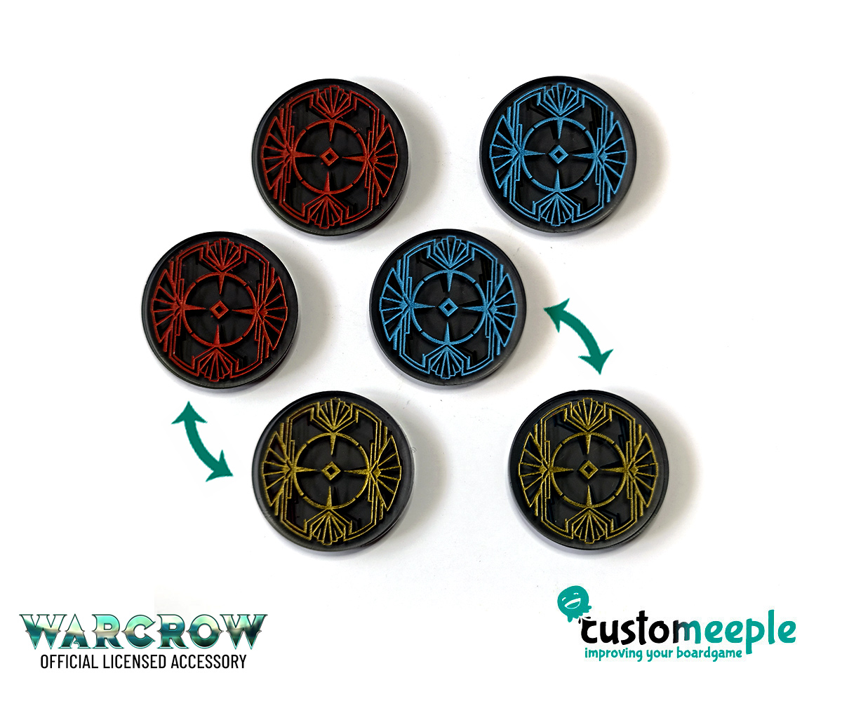 Warcrow Objective & Scenario Token Set | Official Acrylic Tokens - Image 4