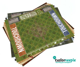 Fantasy Football Blitz Pitch | Compatible Game Mat | 60x55 cm