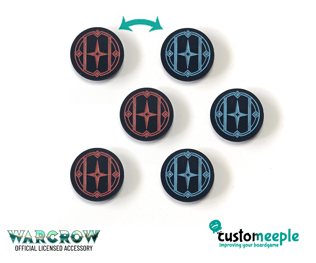 Warcrow Objective & Scenario Token Set | Official Acrylic Tokens - Image 2