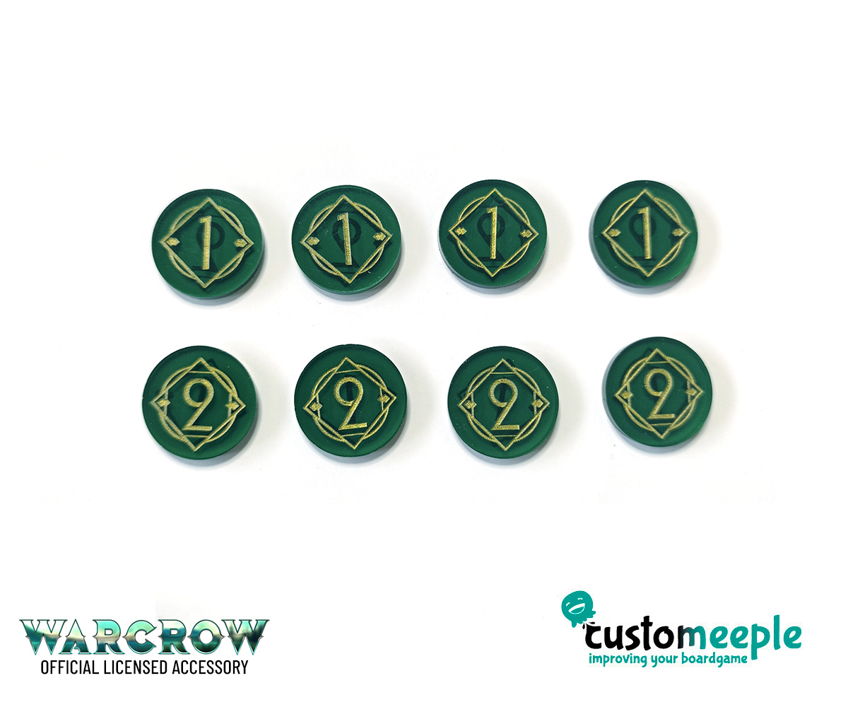 Warcrow Starter Token Set – 1 Player | Official Acrylic Token - Image 8