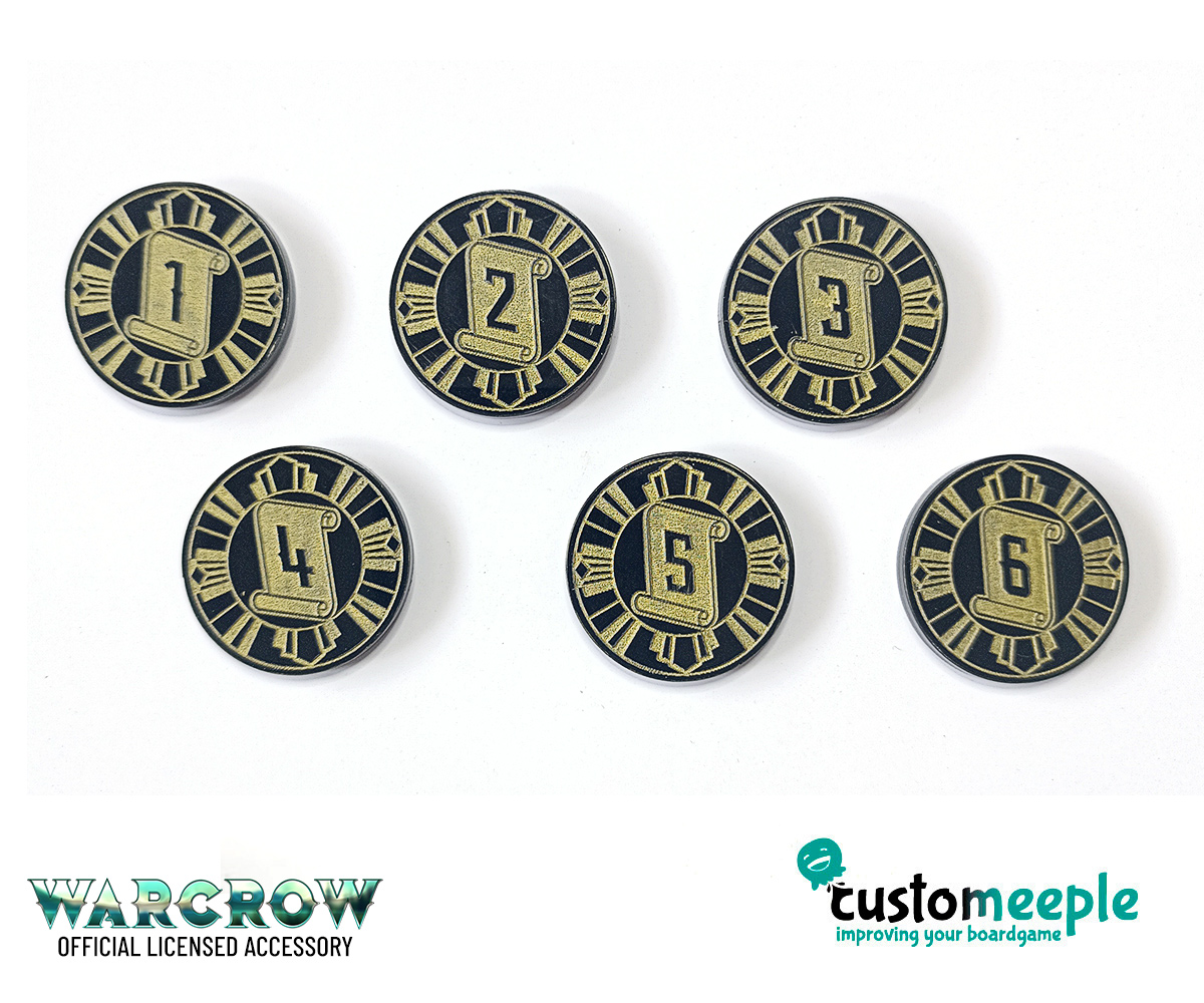 Warcrow Objective & Scenario Token Set | Official Acrylic Tokens - Image 3