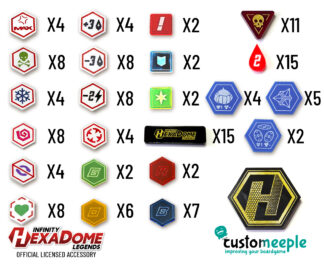 Infinity Hexadome Legends Deluxe Markers Core Set