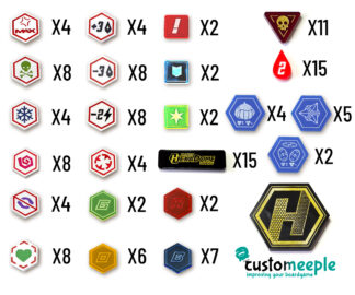 Infinity Hexadome Legends Deluxe Markers Core Set