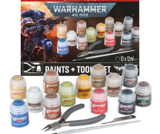 Warhammer 40k Paints + Tool Set